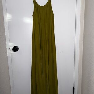 Boohoo Olive Maxi Dress